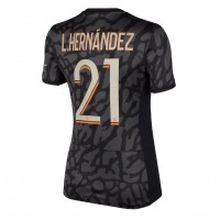 Paris Saint-Germain Lucas Hernandez #21 Tredjedrakt Dame 2023-24 Kortermet